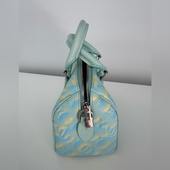 LOUIS VUITTON STARDUST SPEEDY BANDOULIÈRE 20 Empriente bag crossbody Green NWT - Picture 6 of 15